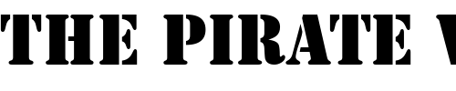 Font : TemplateCapsSSK Custom Text : The Pirate Way Test your own text here Click to download or to view this font on a tshirt that can be custom printed in Bali