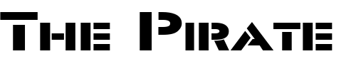 Font : Templett-Extended-Normal Custom Text : The Pirate Way Test your own text here Click to download or to view this font on a tshirt that can be custom printed in Bali