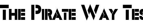 Font : Templett-S-Condensed-Bold Custom Text : The Pirate Way Test your own text here Click to download or to view this font on a tshirt that can be custom printed in Bali