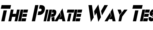 Font : Templett-S-Condensed-BoldItalic Custom Text : The Pirate Way Test your own text here Click to download or to view this font on a tshirt that can be custom printed in Bali