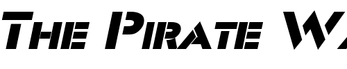 Font : Templett-Wide-BoldItalic Custom Text : The Pirate Way Test your own text here Click to download or to view this font on a tshirt that can be custom printed in Bali