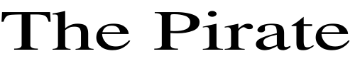 Font : TempoFont-Ex Custom Text : The Pirate Way Test your own text here Click to download or to view this font on a tshirt that can be custom printed in Bali