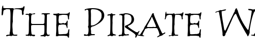 Font : Tempus-SC-ITC-TT Custom Text : The Pirate Way Test your own text here Click to download or to view this font on a tshirt that can be custom printed in Bali