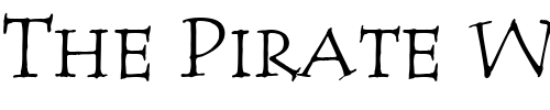Font : TempusSCITC Custom Text : The Pirate Way Test your own text here Click to download or to view this font on a tshirt that can be custom printed in Bali