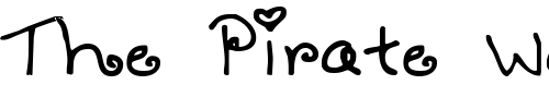 Font : Tenbitesch Custom Text : The Pirate Way Test your own text here Click to download or to view this font on a tshirt that can be custom printed in Bali
