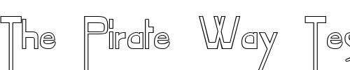 Font : TentakelOpen Custom Text : The Pirate Way Test your own text here Click to download or to view this font on a tshirt that can be custom printed in Bali