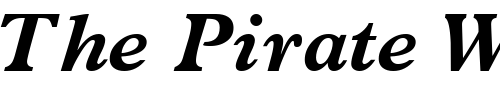 Font : TerminusBlackSSK-Italic Custom Text : The Pirate Way Test your own text here Click to download or to view this font on a tshirt that can be custom printed in Bali