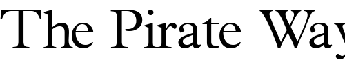 Font : TerminusLightSSK Custom Text : The Pirate Way Test your own text here Click to download or to view this font on a tshirt that can be custom printed in Bali