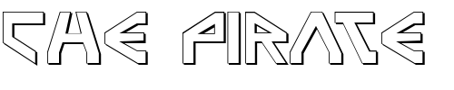 Font : Terra-Firma-Shadow Custom Text : The Pirate Way Test your own text here Click to download or to view this font on a tshirt that can be custom printed in Bali