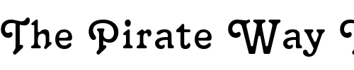 Font : Terra-Narrow-Normal Custom Text : The Pirate Way Test your own text here Click to download or to view this font on a tshirt that can be custom printed in Bali