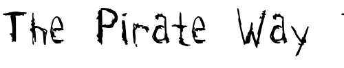 Font : Tetanus Custom Text : The Pirate Way Test your own text here Click to download or to view this font on a tshirt that can be custom printed in Bali