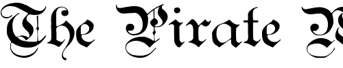 Font : Teutonic-No1-DemiBold Custom Text : The Pirate Way Test your own text here Click to download or to view this font on a tshirt that can be custom printed in Bali
