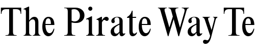 Font : ThamesCondensed-Regular Custom Text : The Pirate Way Test your own text here Click to download or to view this font on a tshirt that can be custom printed in Bali