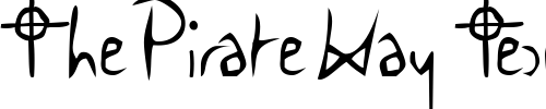 Font : The-Cowboy-Font Custom Text : The Pirate Way Test your own text here Click to download or to view this font on a tshirt that can be custom printed in Bali