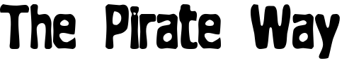 Font : The-Doghouse Custom Text : The Pirate Way Test your own text here Click to download or to view this font on a tshirt that can be custom printed in Bali