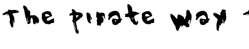Font : The-Evil-Cop Custom Text : The Pirate Way Test your own text here Click to download or to view this font on a tshirt that can be custom printed in Bali