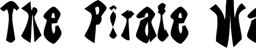 Font : TheBlueJoker Custom Text : The Pirate Way Test your own text here Click to download or to view this font on a tshirt that can be custom printed in Bali
