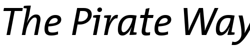 Font : TheMix--Italic Custom Text : The Pirate Way Test your own text here Click to download or to view this font on a tshirt that can be custom printed in Bali