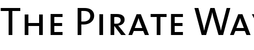Font : TheMix-5-Regular-Caps Custom Text : The Pirate Way Test your own text here Click to download or to view this font on a tshirt that can be custom printed in Bali