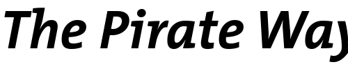 Font : TheMixBold-Italic Custom Text : The Pirate Way Test your own text here Click to download or to view this font on a tshirt that can be custom printed in Bali