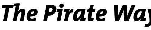 Font : TheMixExtraBold-Italic Custom Text : The Pirate Way Test your own text here Click to download or to view this font on a tshirt that can be custom printed in Bali