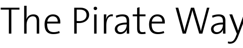 Font : TheSans-B3-Light Custom Text : The Pirate Way Test your own text here Click to download or to view this font on a tshirt that can be custom printed in Bali