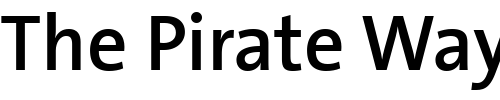 Font : TheSans-B6-SemiBold Custom Text : The Pirate Way Test your own text here Click to download or to view this font on a tshirt that can be custom printed in Bali