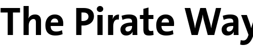 Font : TheSans-B7-Bold Custom Text : The Pirate Way Test your own text here Click to download or to view this font on a tshirt that can be custom printed in Bali
