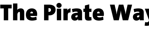 Font : TheSans-B9-Black Custom Text : The Pirate Way Test your own text here Click to download or to view this font on a tshirt that can be custom printed in Bali