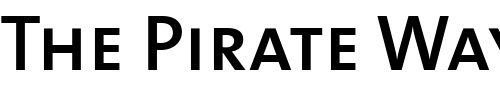 Font : TheSans-SemiBold-Caps Custom Text : The Pirate Way Test your own text here Click to download or to view this font on a tshirt that can be custom printed in Bali