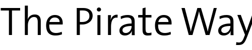 Font : TheSans-SemiLight-Plain Custom Text : The Pirate Way Test your own text here Click to download or to view this font on a tshirt that can be custom printed in Bali