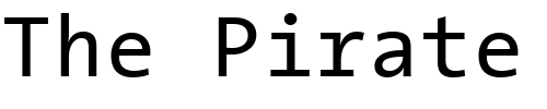 Font : TheSansMono-Plain Custom Text : The Pirate Way Test your own text here Click to download or to view this font on a tshirt that can be custom printed in Bali