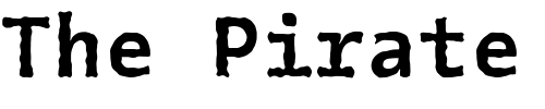 Font : TheSansTypewriter-Bold Custom Text : The Pirate Way Test your own text here Click to download or to view this font on a tshirt that can be custom printed in Bali