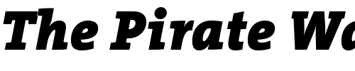 Font : TheSerif-Black-Italic Custom Text : The Pirate Way Test your own text here Click to download or to view this font on a tshirt that can be custom printed in Bali