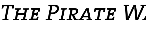 Font : TheSerif-Caps-Italic Custom Text : The Pirate Way Test your own text here Click to download or to view this font on a tshirt that can be custom printed in Bali