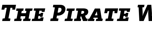 Font : TheSerif-ExtraBold-Caps-Italic Custom Text : The Pirate Way Test your own text here Click to download or to view this font on a tshirt that can be custom printed in Bali