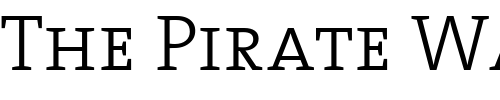 Font : TheSerifLight-Caps Custom Text : The Pirate Way Test your own text here Click to download or to view this font on a tshirt that can be custom printed in Bali