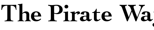 Font : ThesisSSK-Bold Custom Text : The Pirate Way Test your own text here Click to download or to view this font on a tshirt that can be custom printed in Bali