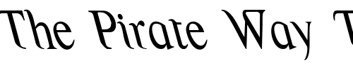 Font : ThessalyAntitalics Custom Text : The Pirate Way Test your own text here Click to download or to view this font on a tshirt that can be custom printed in Bali