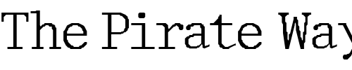 Font : ThirdCopySSK-Regular Custom Text : The Pirate Way Test your own text here Click to download or to view this font on a tshirt that can be custom printed in Bali