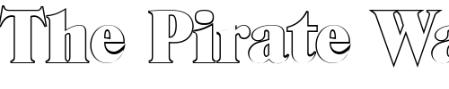 Font : ThomasBeckerOutline-Black Custom Text : The Pirate Way Test your own text here Click to download or to view this font on a tshirt that can be custom printed in Bali