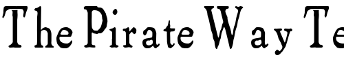 Font : ThomasPaineCondensed Custom Text : The Pirate Way Test your own text here Click to download or to view this font on a tshirt that can be custom printed in Bali
