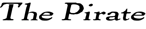 Font : ThomasPaineExtended-Italic Custom Text : The Pirate Way Test your own text here Click to download or to view this font on a tshirt that can be custom printed in Bali