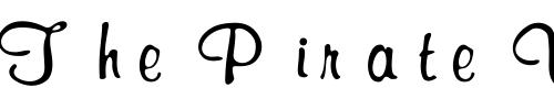Font : ThomassMurrayay Custom Text : The Pirate Way Test your own text here Click to download or to view this font on a tshirt that can be custom printed in Bali