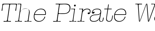 Font : ThorBecker-ExtraLight-Italic Custom Text : The Pirate Way Test your own text here Click to download or to view this font on a tshirt that can be custom printed in Bali