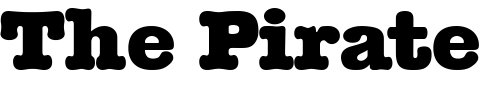 Font : ThorBecker-Heavy Custom Text : The Pirate Way Test your own text here Click to download or to view this font on a tshirt that can be custom printed in Bali