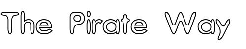 Font : Thorazone Custom Text : The Pirate Way Test your own text here Click to download or to view this font on a tshirt that can be custom printed in Bali