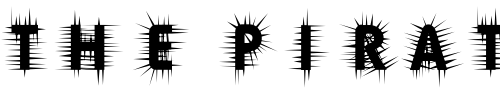 Font : Thorn Custom Text : The Pirate Way Test your own text here Click to download or to view this font on a tshirt that can be custom printed in Bali