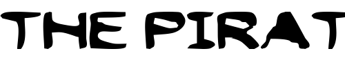 Font : Thumtax-ICG Custom Text : The Pirate Way Test your own text here Click to download or to view this font on a tshirt that can be custom printed in Bali