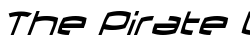 Font : Thundergod-II-Condensed-Italic Custom Text : The Pirate Way Test your own text here Click to download or to view this font on a tshirt that can be custom printed in Bali